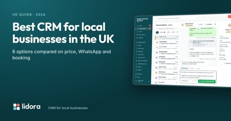 Best CRM for local businesses in the UK in 2026